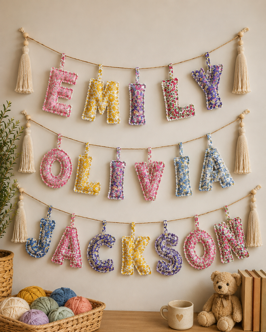 26 Alphabet Letters Sewing Patterns + Video Tutorial